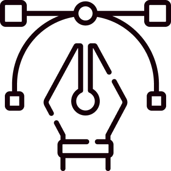 Kreatív tervezés ikon